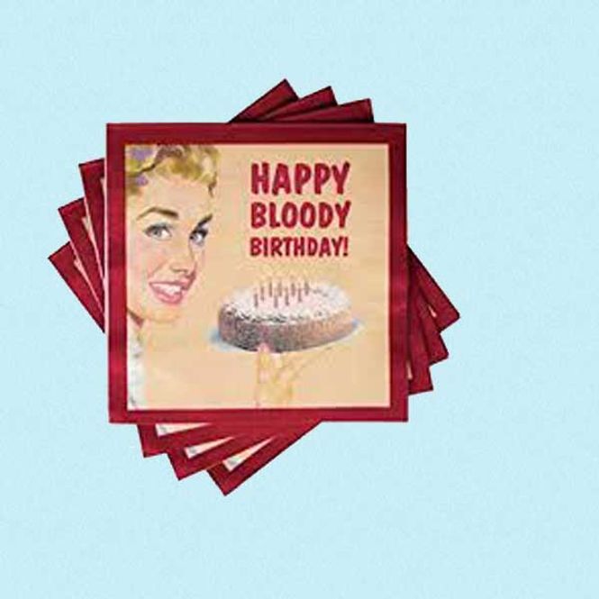 Hovedbilde Servietter Happy Bloody ...