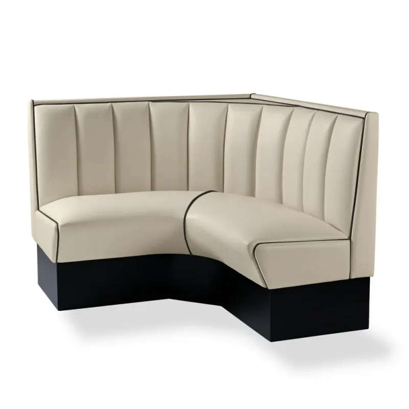 Dinerbooth-hjørne CB 120 cm/120 cm