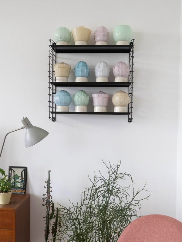 Thabur bordlampe Tulp rosa