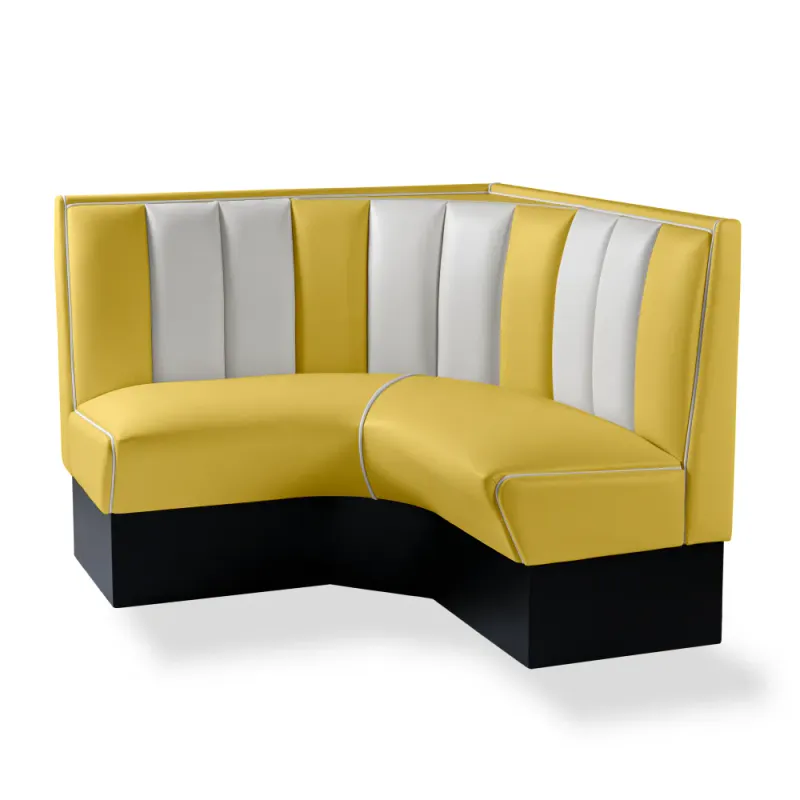 Dinerbooth-hjørne CB 120 cm/120 cm