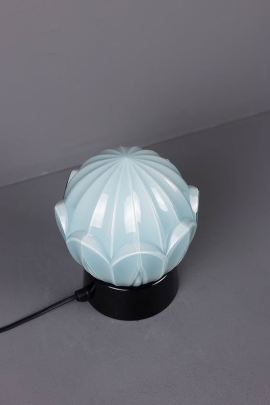 Thabur bordlampe Tulp blå