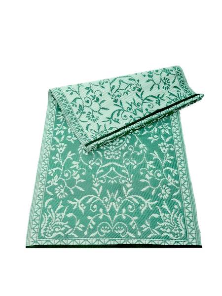 Plastmatte Indisk 90x120cm Gr&oslash;nn/Mintgr&oslash;nn