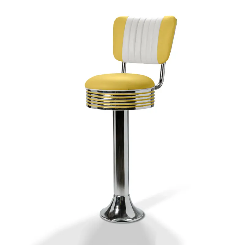 Casey Barkrakk med rygg CB 77 cm Chrome