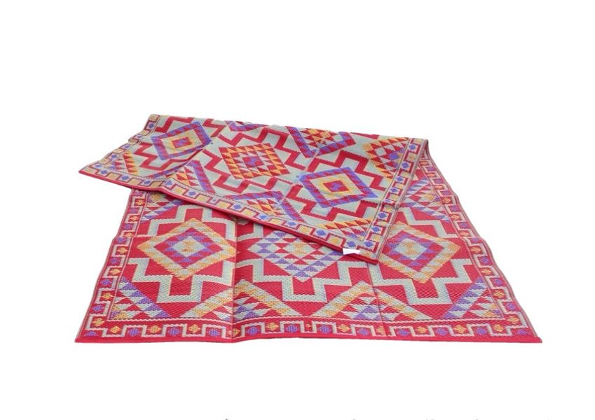 Plastmatte Indisk 180x270 cm multifarget Aztec
