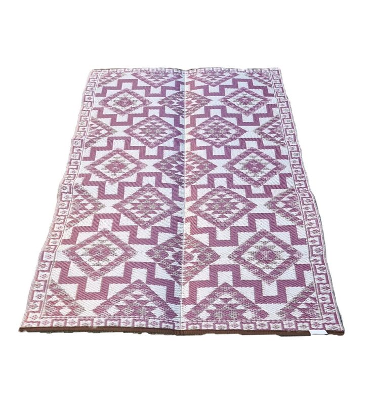 Plastmatte 120x180cm Gammelrosa/Lilla/Svak Mintgrønn