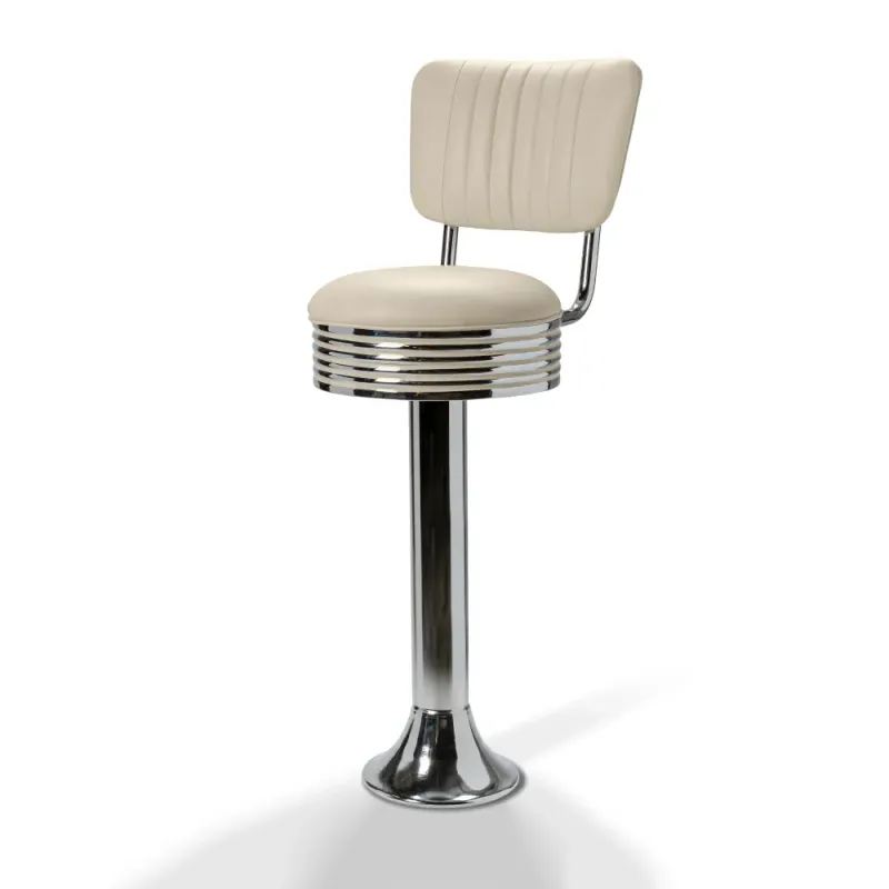 Casey Barkrakk med rygg CB 77 cm Chrome