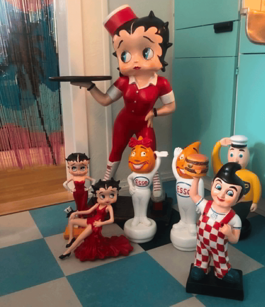 Betty Boop figur 90 cm