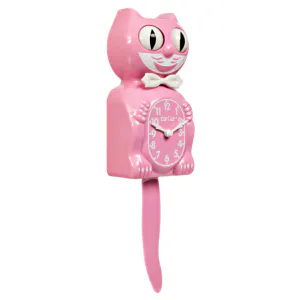 Hovedbilde Kit-Cat klokke Pink Satin