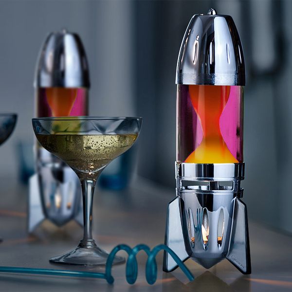 Fireflow Lavalampe: S&oslash;lv