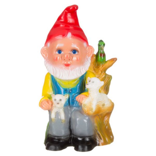 Hagenisse med to lam