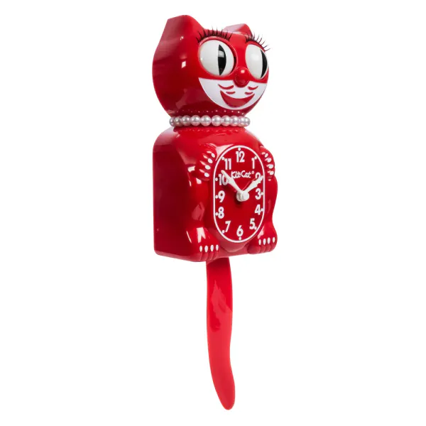 Kit-Cat klokke Limited Edition Classic Red Lady